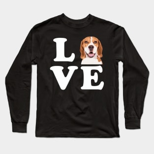 I Love My Beagle Long Sleeve T-Shirt